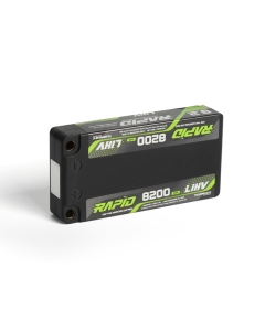 Turnigy Rapid LiHV 8200mAh 1S 3.8V 140C Shorty Hardcase LiPo Battery with 5mm Bullet to XT60 Connector for RC Cars
