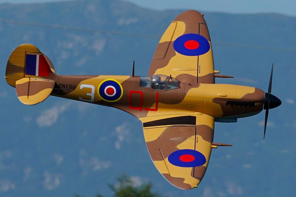 XFLY Spitfire 1200mm Brown Camo PNP RC plane