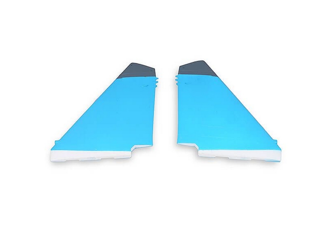 XFLY Sukhoi Su-27 Flanker 750mm Replacement Vertical Stabilizer 2pcs (Blue)