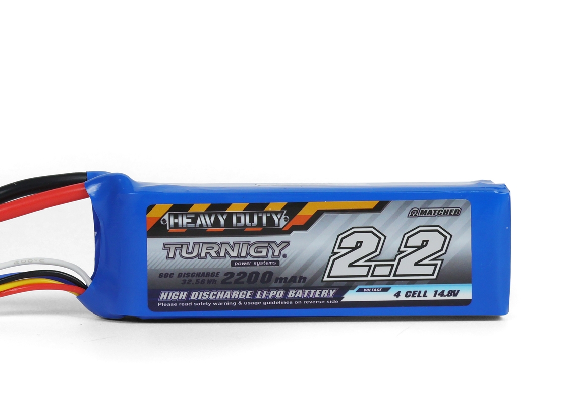 Turnigy Heavy Duty 4S 2200mAh 14.8V 60C Lipo Battery w/XT60 for RC