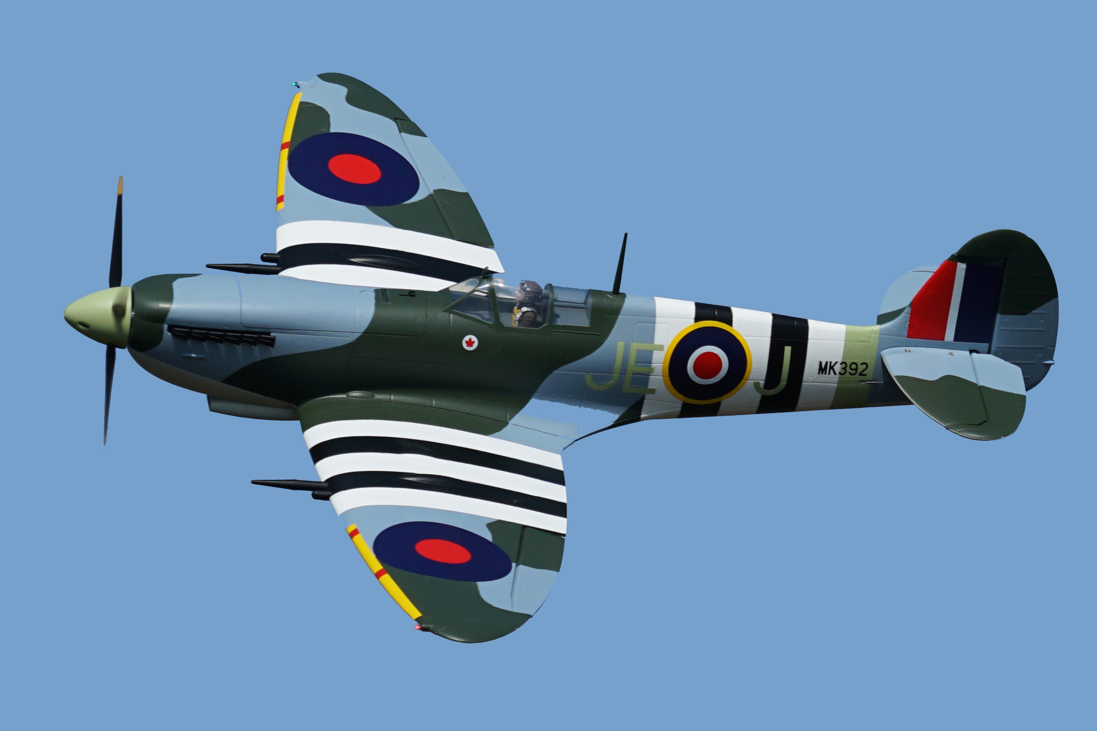 XFLY Spitfire 1200mm Green PNP RC plane