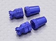 Alloy Anti-Slip TX Control Sticks Short (Futaba TX Blue)