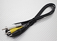 2.5mm to Male Mono RCA A/V Plugs Adaptor Lead (1000mm)