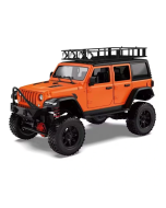 MNRC (RTR) MN128 1/12th Scale 2.4GHz 4WD Jeep Wrangler Off-Road Crawler w/LED Lights & Drag Brake (Orange)