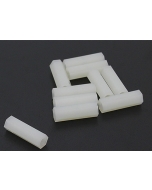 5,6 milímetros x 18 mm M3 Nylon Tapped Spacer (10pc)