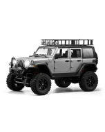 MNRC (RTR) MN128 1/12th Scale 2.4GHz 4WD Jeep Wrangler Off-Road Crawler w/LED Lights & Drag Brake (Gray)