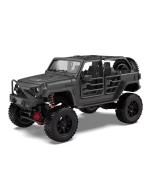 MNRC (RTR) MN128 1/12th Scale 2.4GHz 4WD Hollywood Jeep Wrangler Off-Road Crawler w/LED Lights & Drag Brake (Samurai Black)