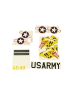 Durafly P-40 Warhawk V2 1100mm Replacement Decal Set