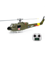 FLYWING (RTF) Bell UH-1 Huey V4 Upgrade Version 470 RC Smart Helicopter w/H1 GPS Stabilization System (Green)