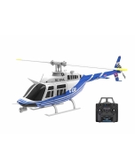 RC ERA C138 (RTF) Bell 206 Flybarless RC Helicopter w/Tx, 6-Axis Gyro & Barometric Altitude Hold (Blue/White)