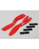 Dipartimento Funzione Pubblica Slowfly dell'elica 12x4.5 Rosso (CW / CCW) (4 pezzi)