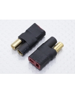 5.5mm Kugel-Connector-auf-T-Stecker Batterieadapterkabel (2pc)
