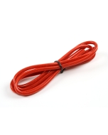 Turnigy Pure-Silikon-Draht 12AWG 1m (transluzent rot)