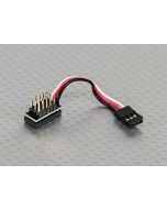 Servo Splitter Lead 1 Male to 5 Female (6cm)