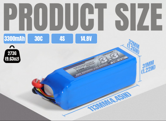 Turnigy 3300mAh 4S 30C Shorty