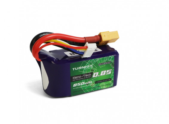 Turnigy Nano-Tech Plus 850mAh 4S 70C w/ XT60